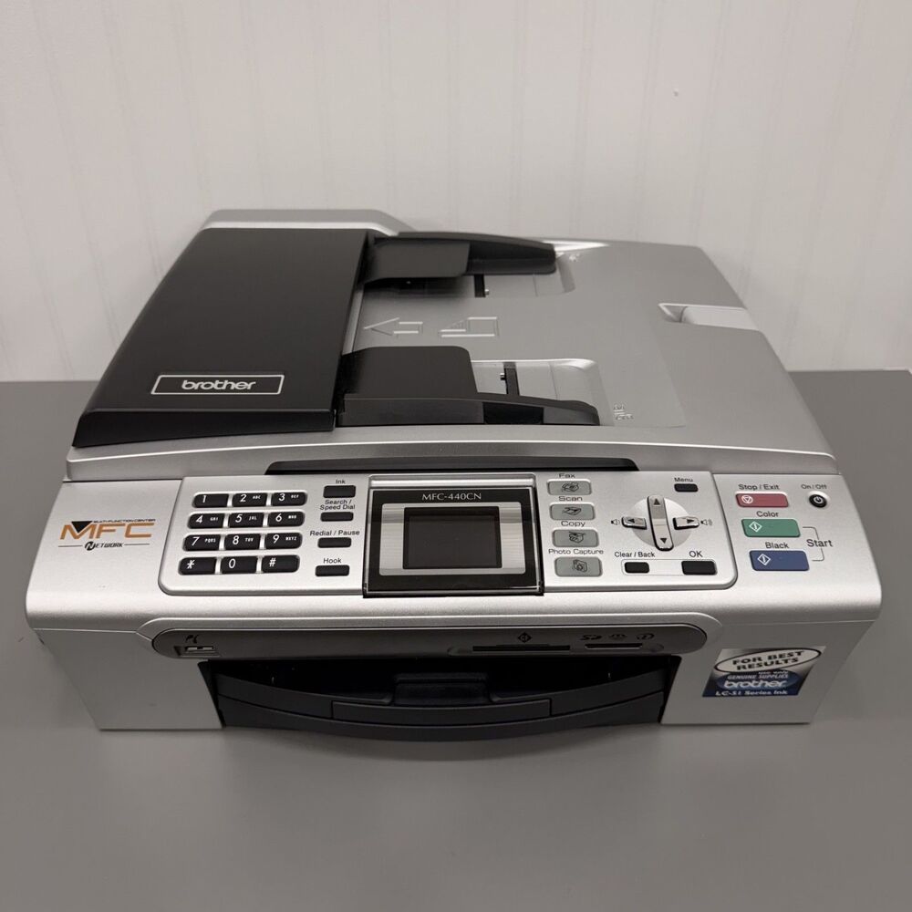 Brother MFC-440CN All-In-One Color Inkjet Printer Scanner Copier Fax - Working